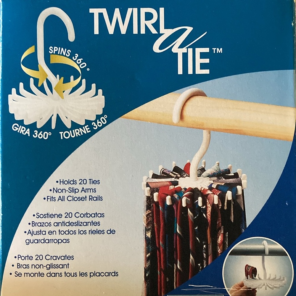 Twirl A Tie Hanger